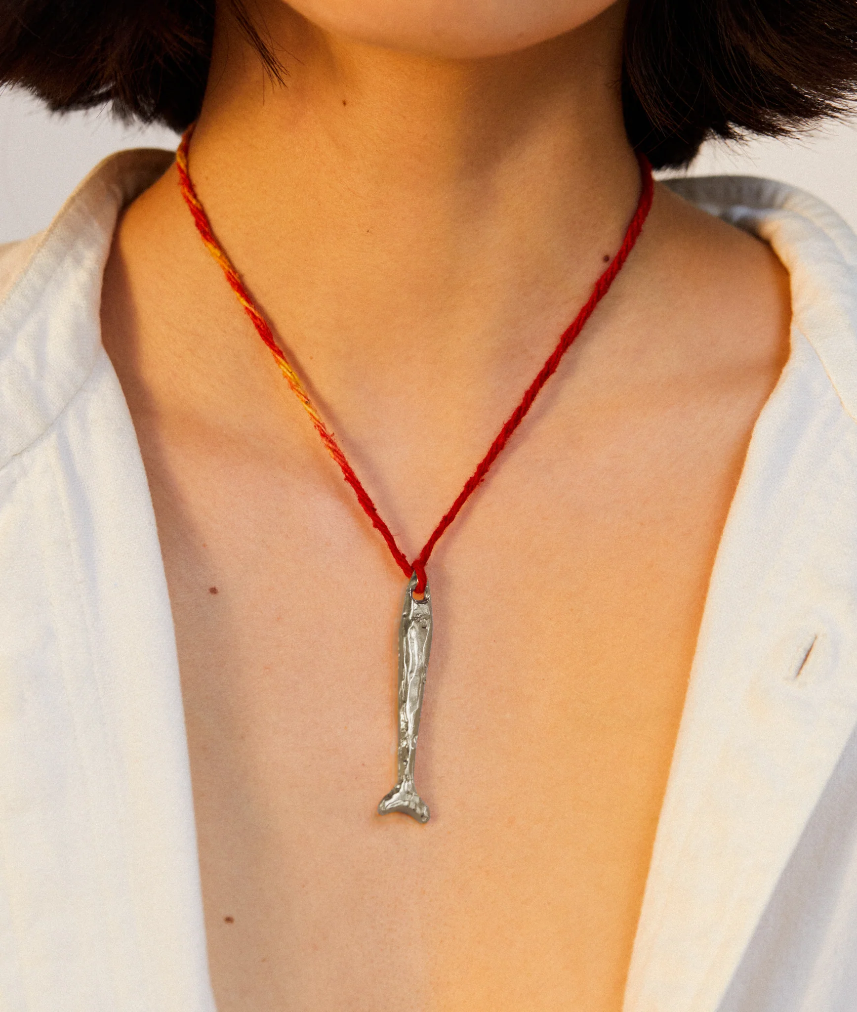 The Catch of the Day Necklace // Silver - Image 4