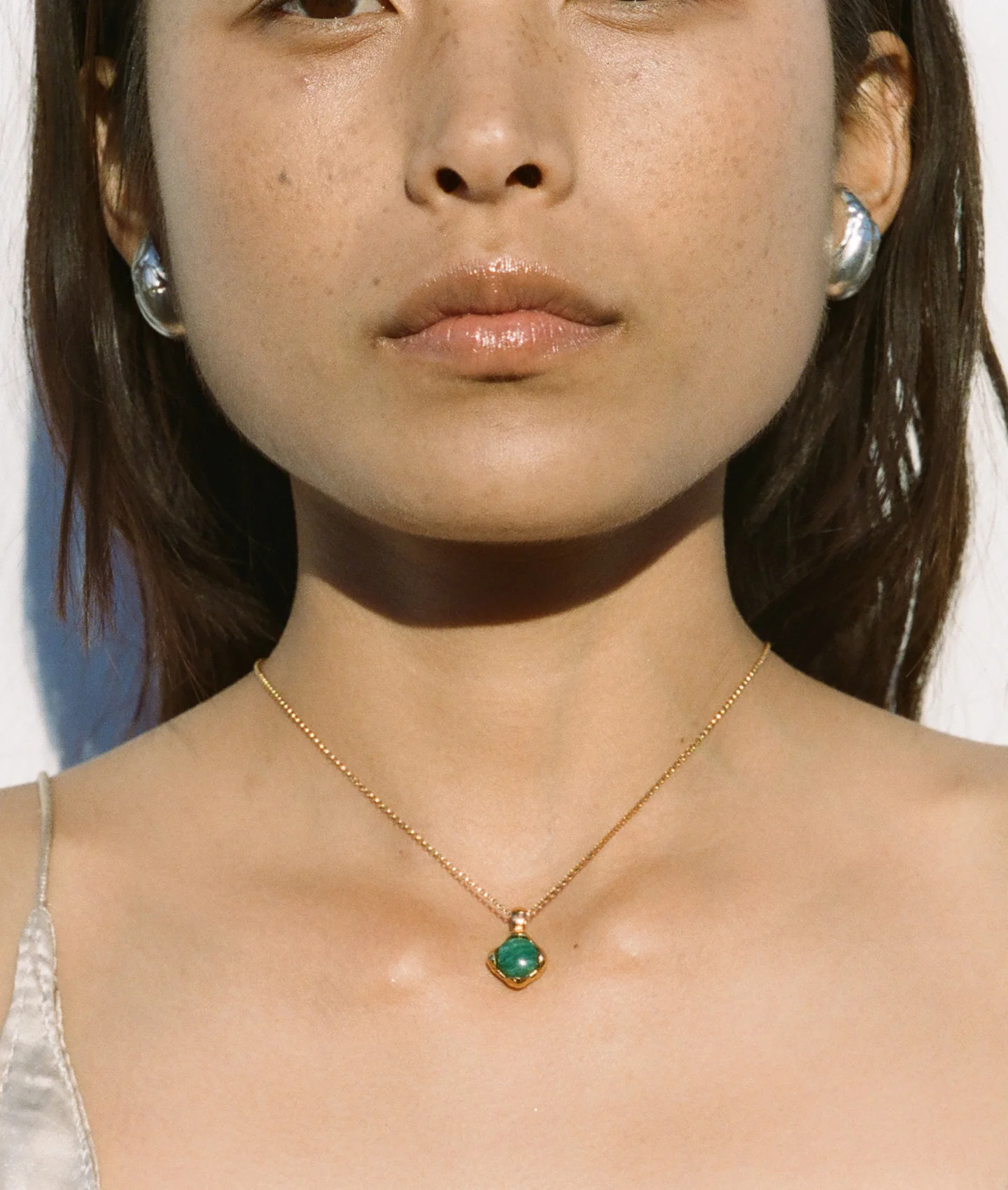 The Eye of the Storm Emerald Necklace - Image 4