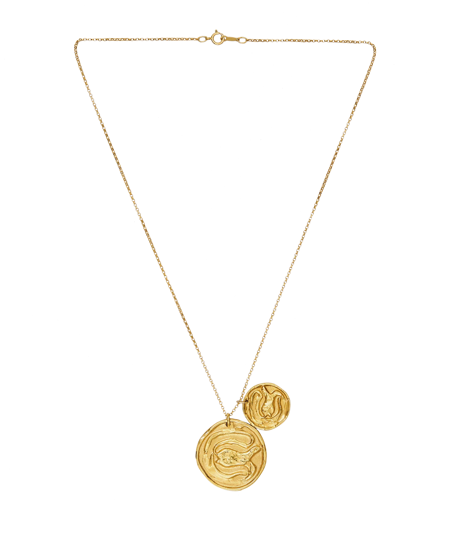 The Gone Fishing Double Medallion Necklace - Image 5