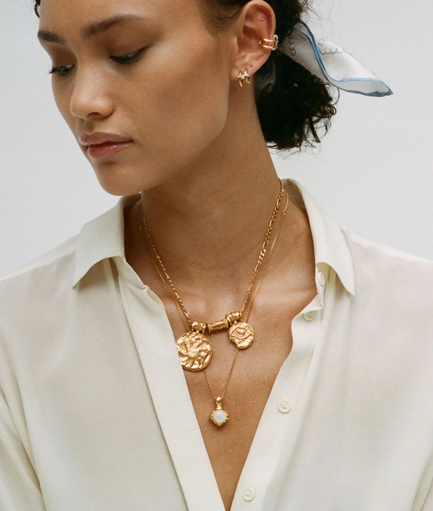 The Lunar Fragment Moonstone Necklace - Image 4